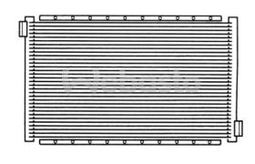 Webasto/Diavia A/C 82D022502MA - CONDENSADOR