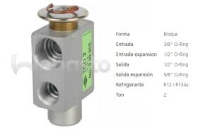 Webasto/Diavia A/C 62058016A - VALVULA DE EXPANSION(IGUAL 0585027)