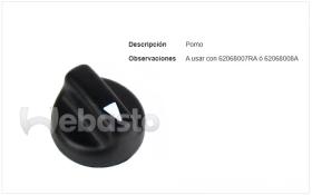 Webasto/Diavia A/C 62068407A - MANDO PARA REOSTATO